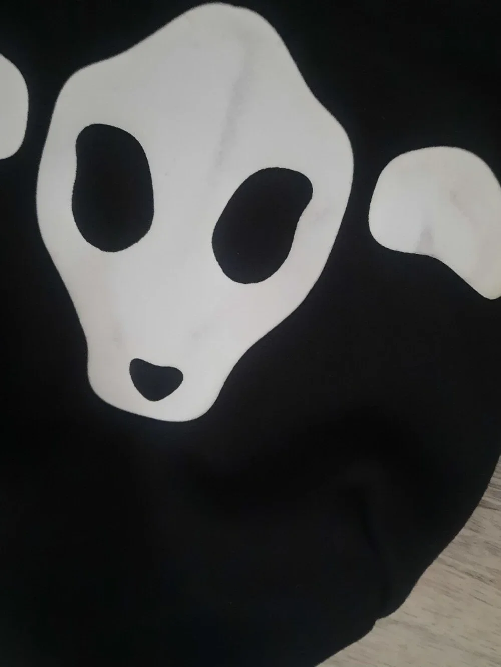 Victoria's Secret PINK Black Skeleton Print Hooded Pet Sweatshirt